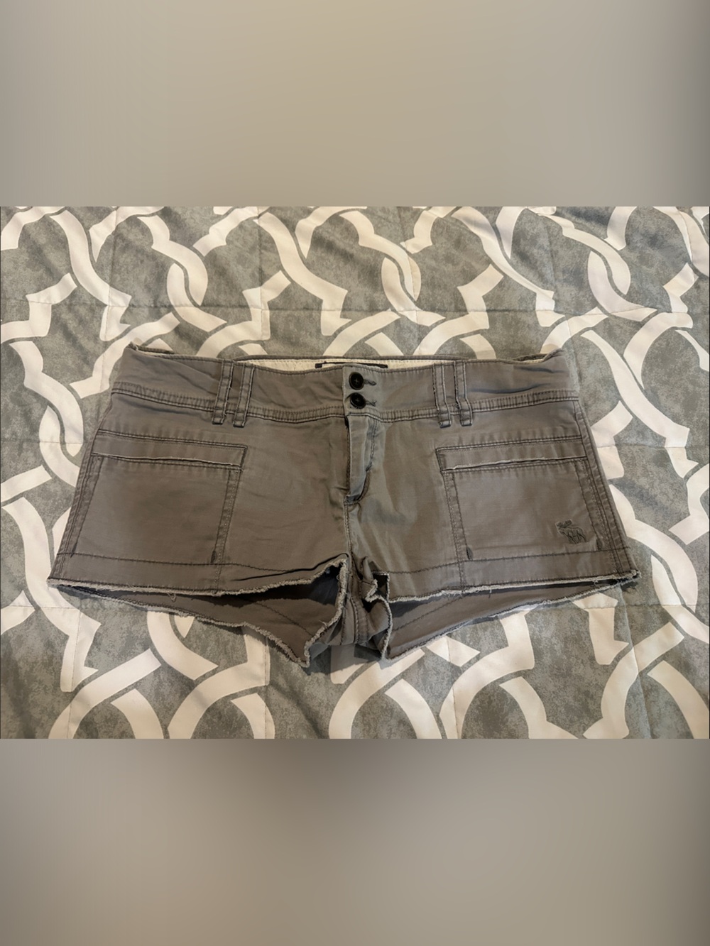 Abercrombie & Fitch Gray Women's Denim Cutoff Shorts